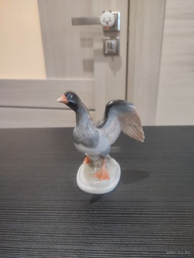 Статуэтка птица гусь rosenthal германия