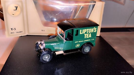 Matchbox Model of Yesteryear Y-5 1927 Talbot Van Liptons Tea начало 80-х СССР