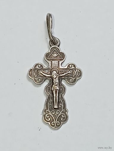 Крестик серебро  925 проба .