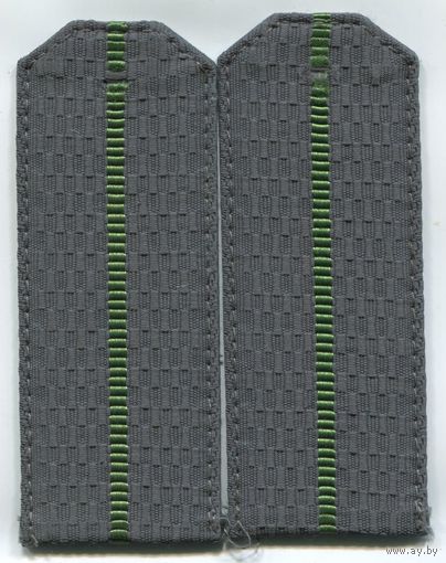 Погоны серые (таможня, 1 полоска, тип 1, 130x50 мм)