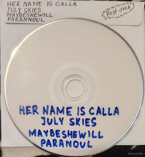 DVD MP3 - дискография HER NAME IS CALLA, JULY SKIES, MAYBESHEWILL, PARANNOUL (Post rock, Experimental, Ambient) - 1 DVD