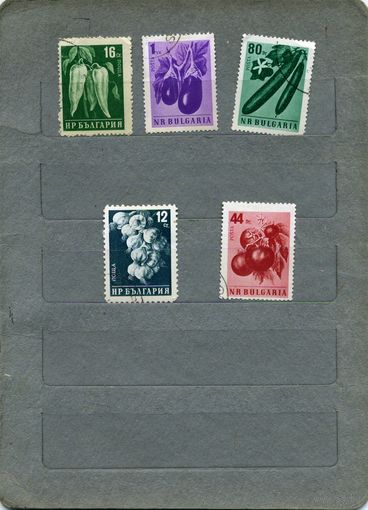Болгария, 1958,  ОВОЩИ       5м