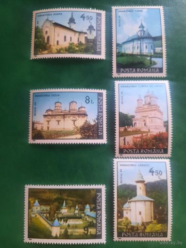 Румыния 1991. Монастыри. Полная серия
