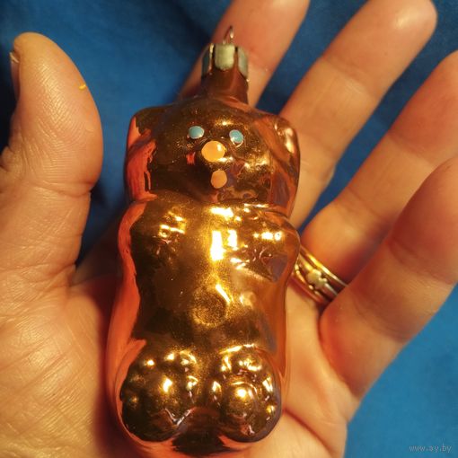 Медвежонок елочная игрушка ссср