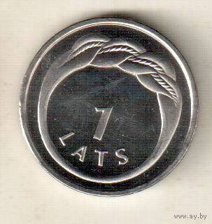 Латвия 1 лат 2009 Кольцо Намейса