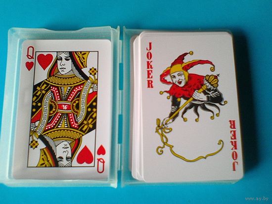 Карты Игральные - 54 листа - В Пластиковой Упаковке.