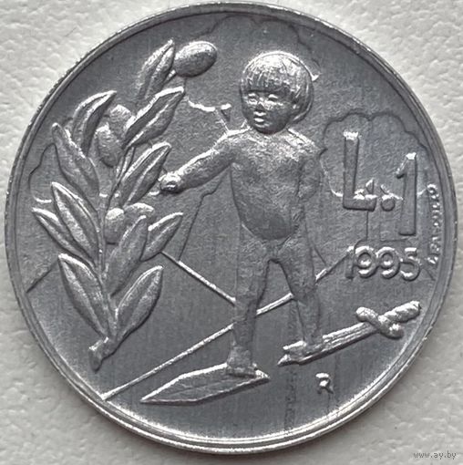 Сан-Марино 1 лира 1995 г.