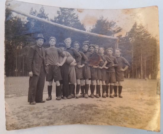 Старое фото спорт