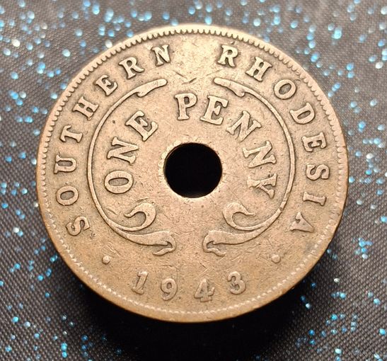 Южная Родезия 1 пенни 1943 распродажа коллекции
