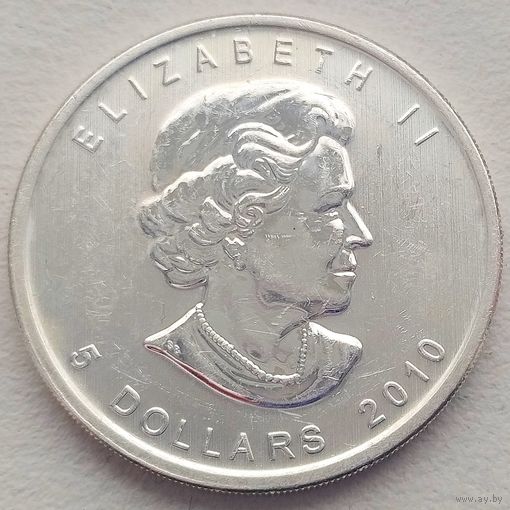 1oz Серебро, Канада 2010г.