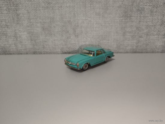 Ремейк, модель автомобиля Mercedes-Benz 230 SL, металл, бирюзовый, СССР
