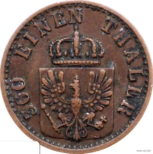 РАСПРОДАЖА!!! - ГЕРМАНИЯ ПРУССИЯ 1 пфенниг 1869 год