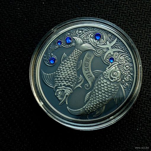 Рыбы 20 рублей 2013 год в футляре