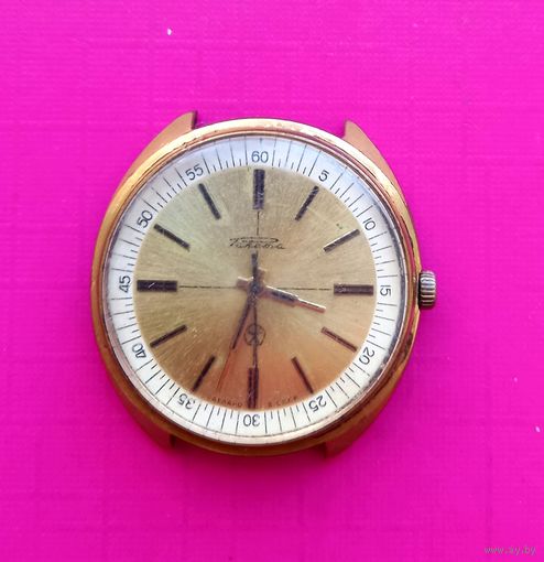 Часы Ракета.СССР.Позолоченные. На ходу.