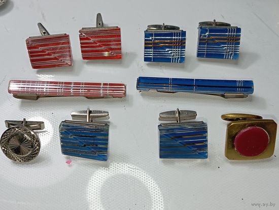 Винтажные запонки  одним лотом   . С рубля !