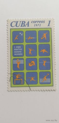 Куба 1972.  Спортивные соревнования в 1972 году.