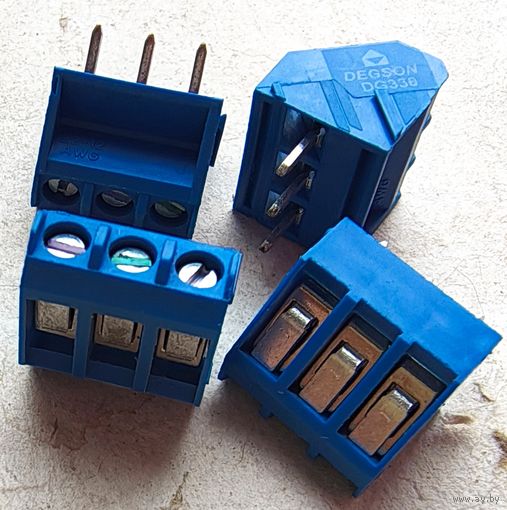 DG330-5.0-02p ((цена за 20 шт)) Клеммники 300В 15А. AWG22-12 Degson
