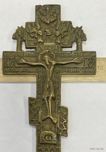 Крест Распятие с Херувимами, 19 век. В коллекцию!