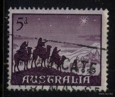 Австралия - 1959 [Mi. 304] Гашеная (AU05)