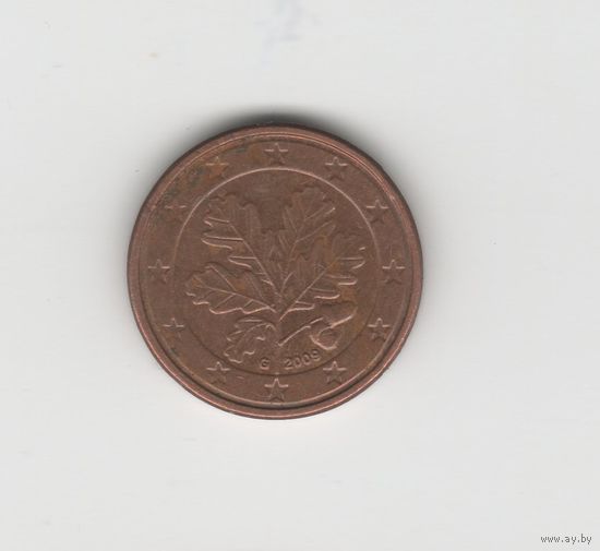 1 евроцент Германия 2009 G Лот 7780
