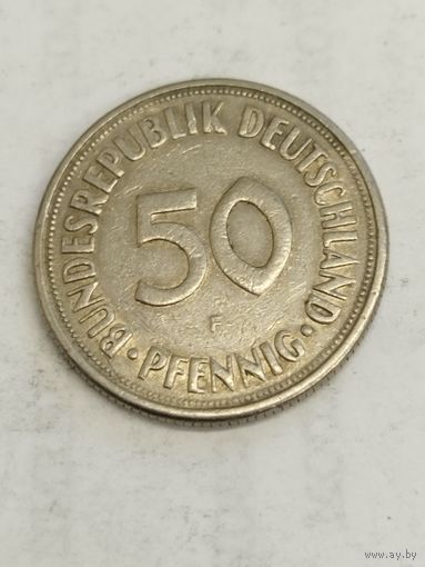 Германия 50 пфенинг 1970 F