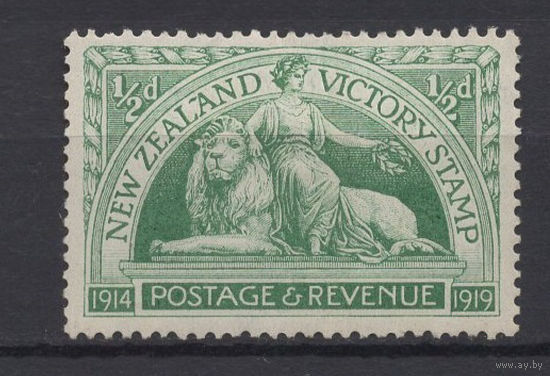 1920 Новая Зеландия /New Zealand* 0,5d Победа Victory Британия Лев