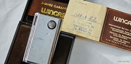 1977 год Wingas зажигалка рабочая