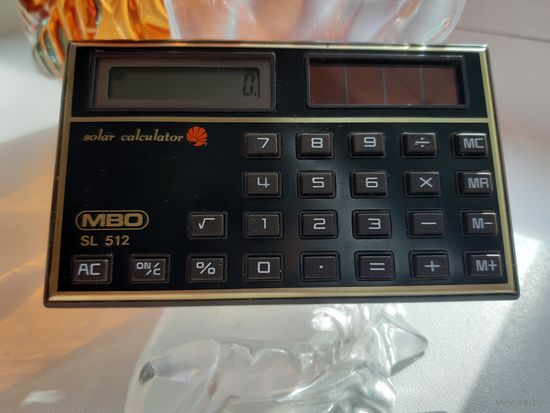 Винтажный микрокалькулятор MBO SL 512 из 80-х