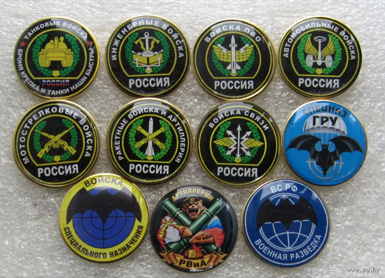 Знаки Роды войск ВС РФ