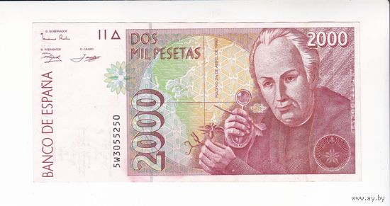 2000 ПЕСЕТ 1992 ИСПАНИЯ