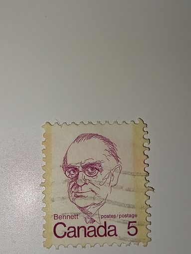 Канада 1972 Ричарда Бедфорда Беннета, 11-го премьер-министра Канады