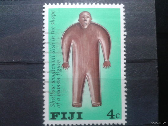 Фиджи, 1978. Деревянная масленка в форме человека