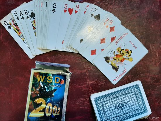 Карты игральные 54 шт (W.S.D 2002)