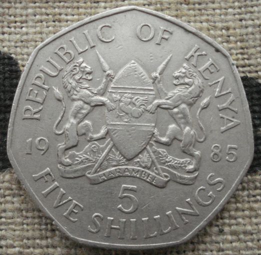 5 шиллингов 1985 Кения