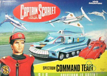 Модель авто Spectrum Patrol Car. Сaptain Scarlet.Старый Китай.1:60