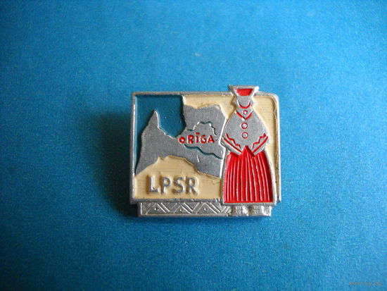 Значок Латвия LPSR