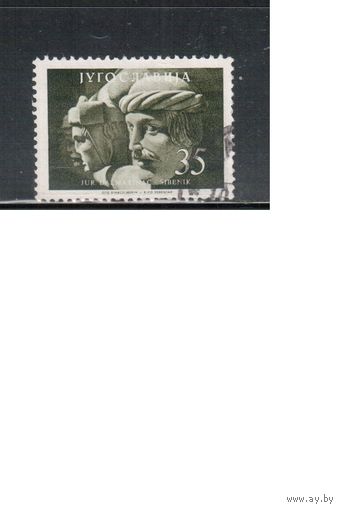 Югославия-1956,(Мих.782)  гаш. , Искусство