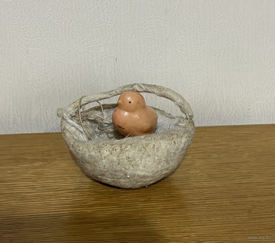 Ёлочная игрушка СССР !!! ВАТНАЯ!!! Довоенная !!! РЕДКАЯ!!! С РУБЛЯ!!!