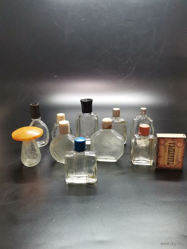 Флакон от парфюм СССР. 10 шт. (одним лотом).