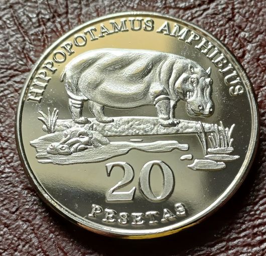 Западная Сахара 20 песет, 2020    ( 2-8-3 )