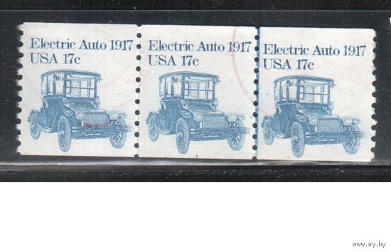 США-1981, (Мих.1492) , гаш., Стандарт, Автомобили,  (одиночка), 3 м (2)