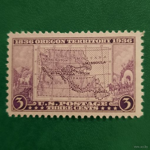 США 1936. 100 летие штата Орегон