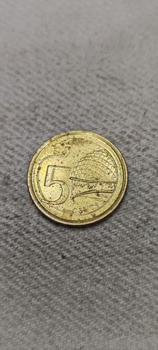 Сингапур 5 цент 2017