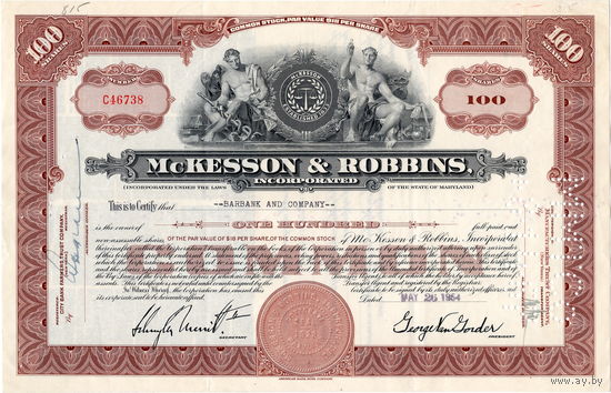 McKesson & Robbins, США