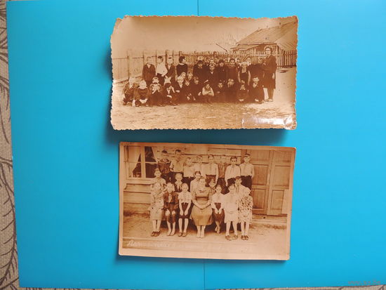Фото "Школа", Витебская обл., 1946 г., Брестская обл., Лахва, 1946 г.