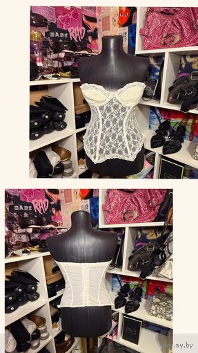 Винтажный топ корсет made in France