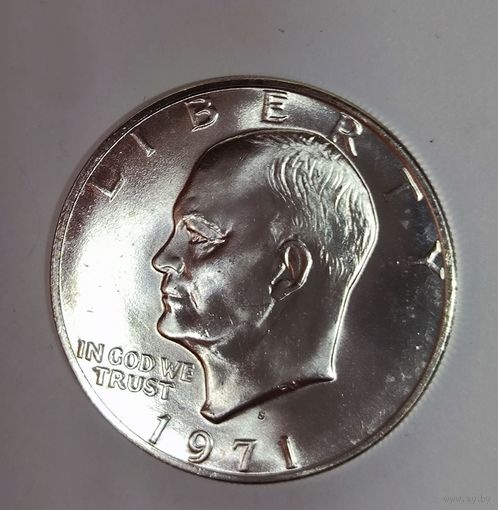 1 доллар 1971 Эйзенхауэр США серебро