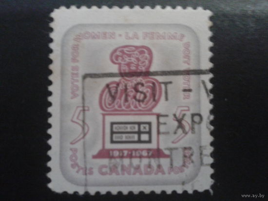 Канада 1967 портрет женщины