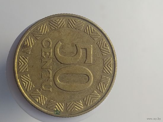 50 сентов Литва 1997 год  лот 43