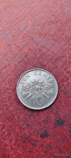 Сингапур 10 цент 1985